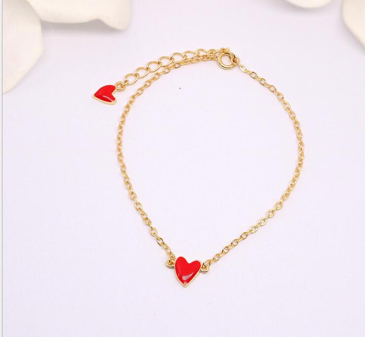 Idolra Jewelry S925 Argent en forme de coeur avec 3A Zircon Bracelet