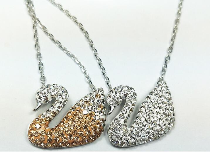 Idolra Jewelry S925 Silver Swan Necklace