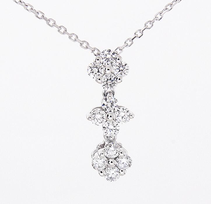 Idolra Jewelry S925 Silve Love four-leaf Clover Necklace