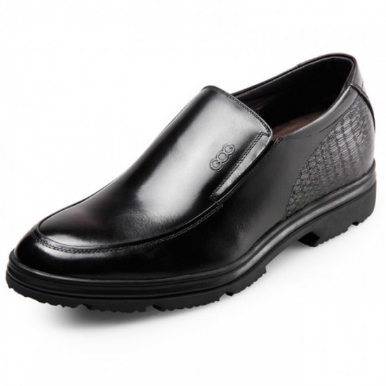 Winter 2.6Inches/6.5CM Height Increasing Dress Shoes Elevator Loafers 