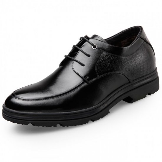 Warm 2.6Inches/6.5CM lace up elevator dress shoes 