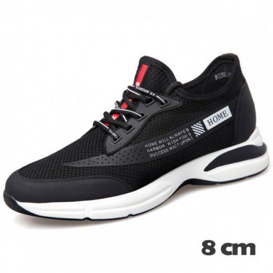 Casual 3.2Inches/8CM Campus Sneakers Flyknit Mesh Shoes