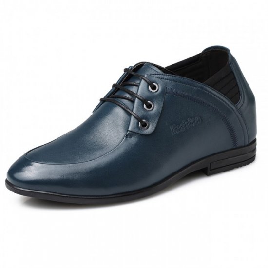 Casual 3.15Inches/8CM Blue UK Business Elevator Shoes
