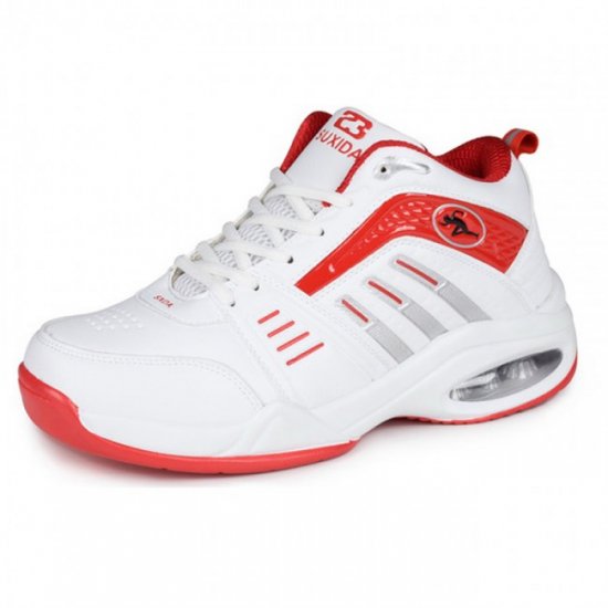 Men Hidden Heel Athletic 3.2Inches/8CM Red Running Shoes