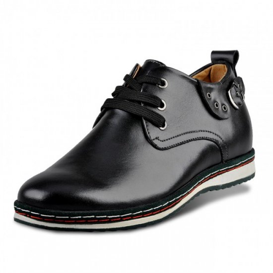 Classic 2.36Inches/6CM Black British Height Shoes