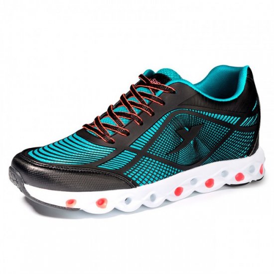 Athletic 6CM/2.4Inches Blue Elevator Running Shoes