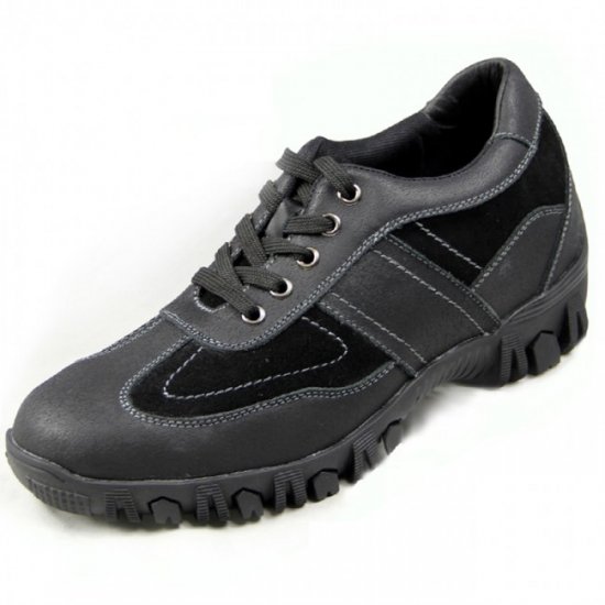 2.75Inches/7CM British Elevator Hiking Height Increasing Outdoor Shoes