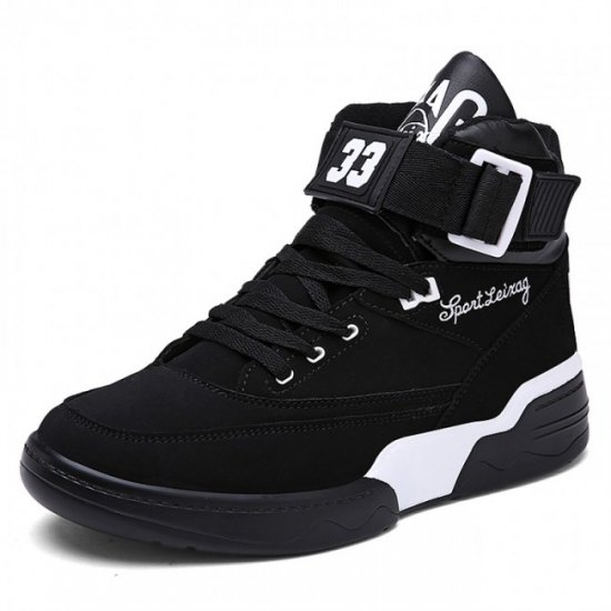 Unisex 4Inches/10CM High Top Elevator Skate Shoes