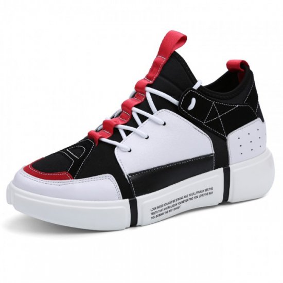 Performance 3.15Inches/8CM White Elevator Sneakers Skateboarding Shoes
