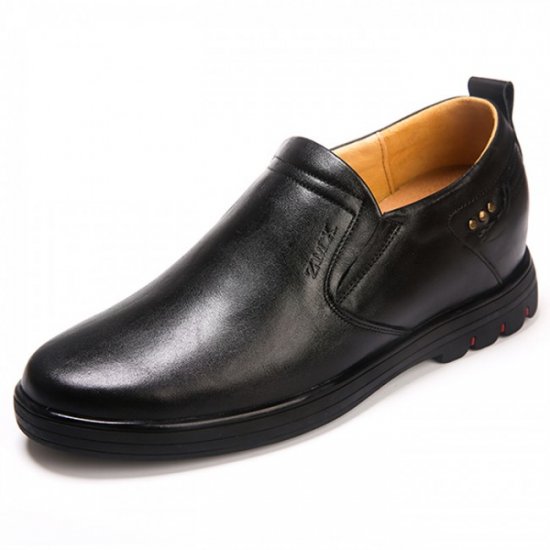 Premium Comfort 2.6Inches/6.5CM Hidden Heel Business Loafers Elevator Shoes