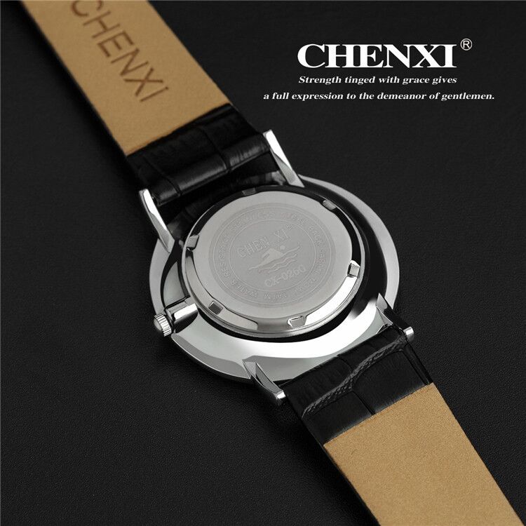 026A CHENXI Quartz Movement Leather Band Watch