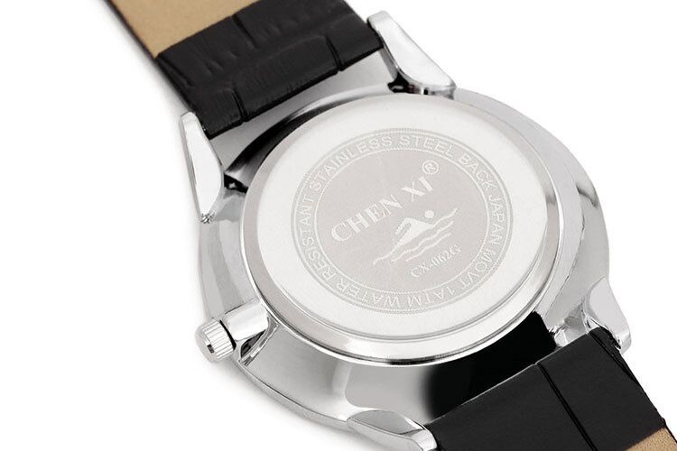 062A CHENXI Quartz Movement Genuine Leather Band Watch