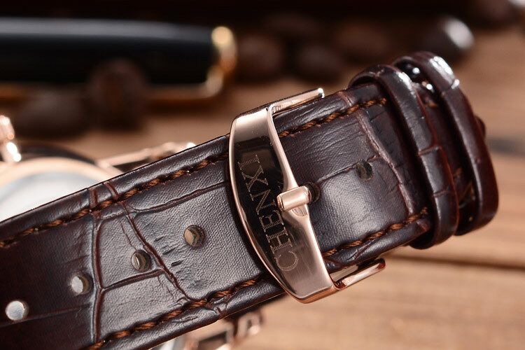 067A CHENXI Quartz PU Leather Band Watch