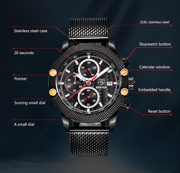 Top Luxury Brand Men Military Watch Waterproof Quartz-Watches Sport Digital Waterproof Men\'s Steel Watches Waterproof Montre Homme Reloj Hombre
