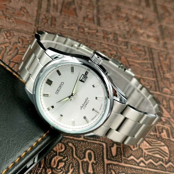 Luxury Fashion Men Automatic Mechanical Watches Classic Stainless Steel Wrist Watch Waterproof Sport Watch 1pc