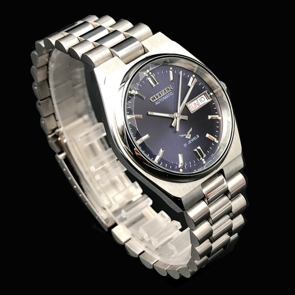 CITIZEN Time-limit Discount Men Stainless Band Mechanical Watch Stainless Case Full Automatic Watch with Watch Box