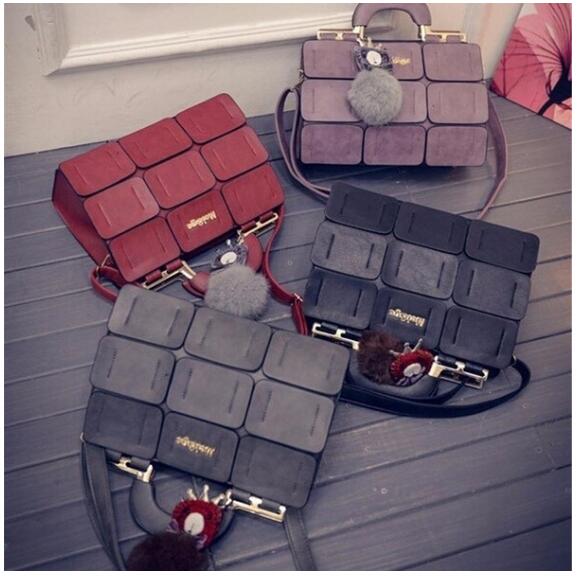 Ladies fashion accessory PU leather handbag
