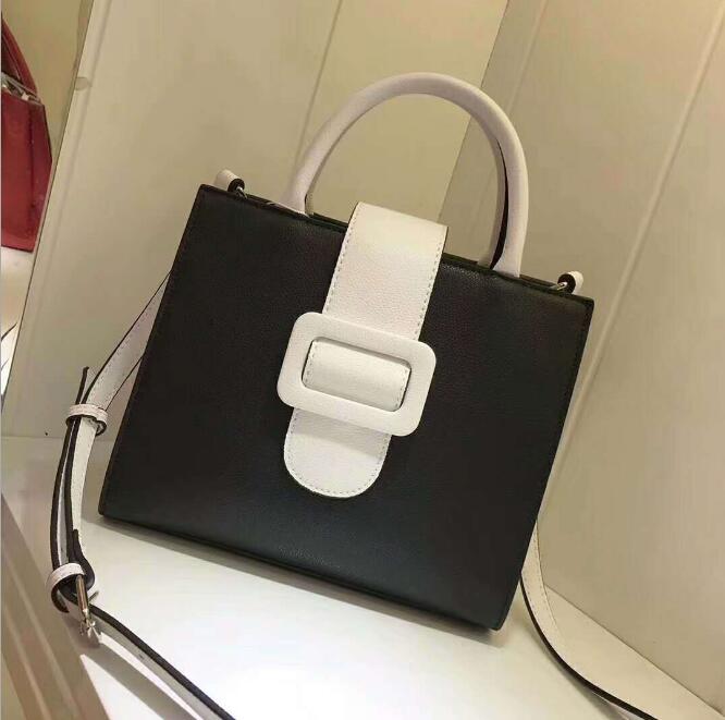 Idolra Simple Luxury Multicolor Tote Shoulder Handbag