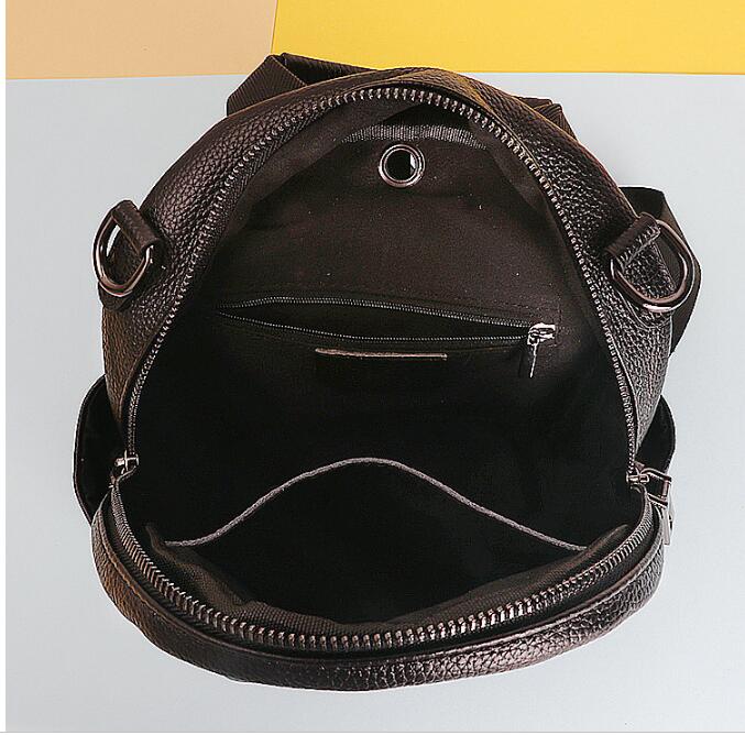 Idolra Fashionable Wide Shoulder Strap Backpack Handbag