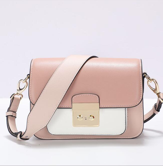 Idolra Fashionable Multicolor Wide Shoulder Strap Handbag