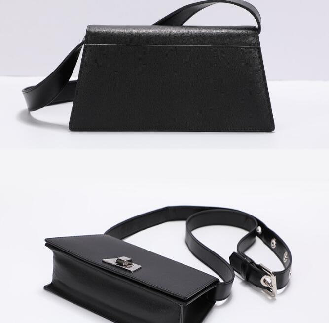 Idolra Unique Trapezoid Design Wide Shoulder Strap Handbag