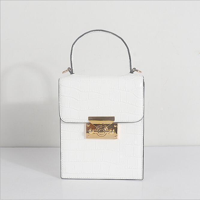 Idolra Fashionable Multicolor Croco Mini Shoulder Handbag