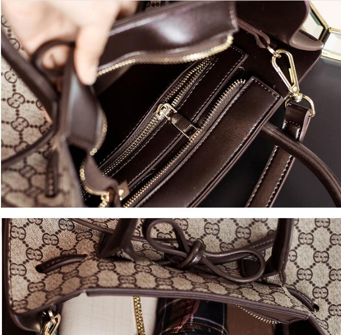 Idolra Fashionable Monogram Multipurpose Handbag