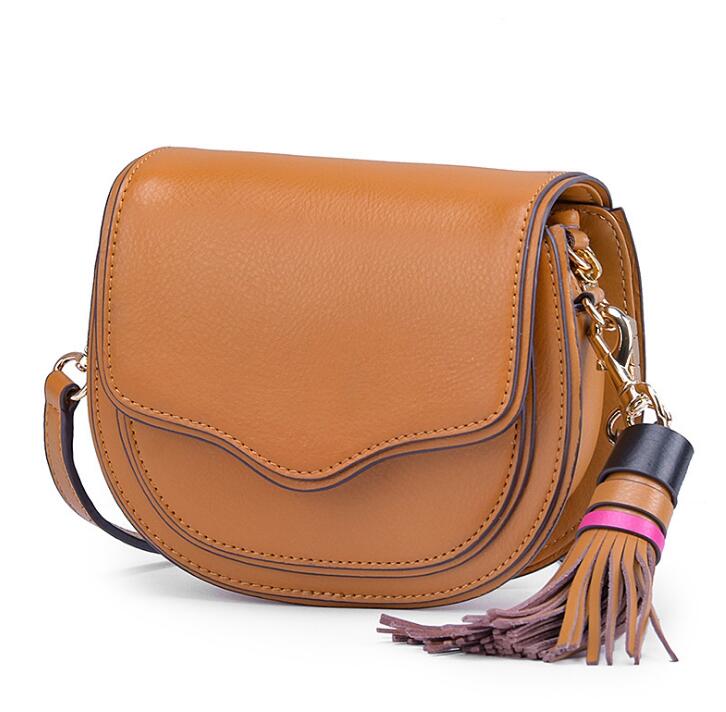 Idolra Modern Stylish tassel pendandt pendandt saddle bag Shoulder Handbag