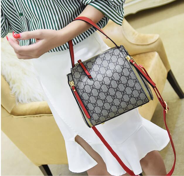Idolra Simple Luxury Monogram Shoulder Handbag