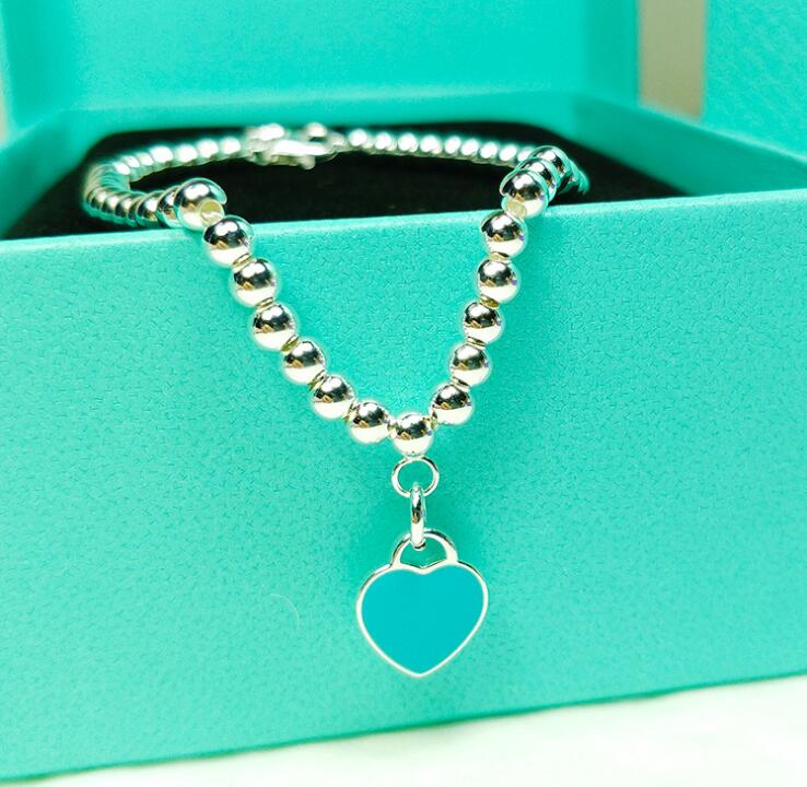 Idolra Jewelry S925 Silver Heart-shaped Bracelet