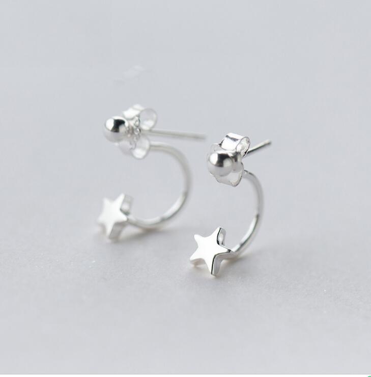 Idolra Jewelry S925 Silver Lovely Star type Earring