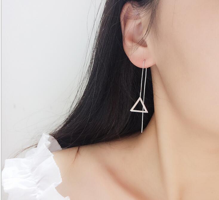 Idolra Jewelry S925 Silver Tassels type Earring