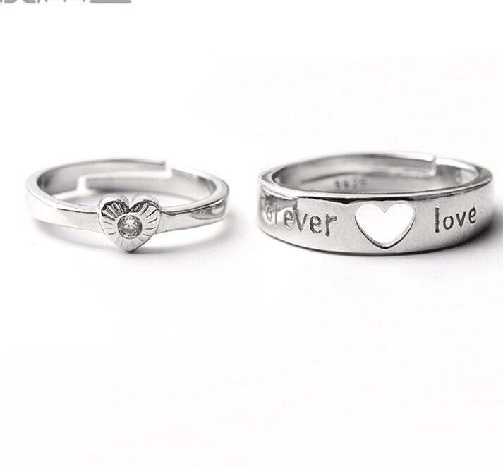 Idolra Jewelry S925 Silver Forever Love Heart-Shaped Ring [QL01]
