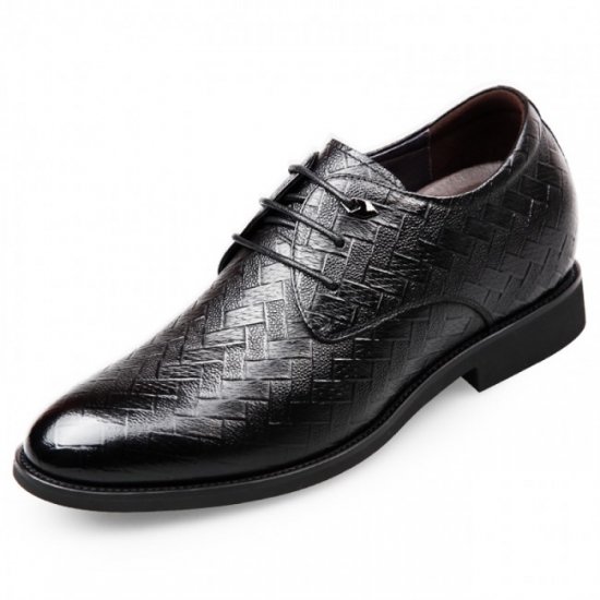 Superior 2.6Inches/6.5CM Woven Dress Elevator Formal Shoes