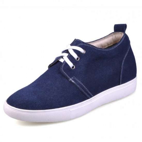 Men Height Growth 2.36Inches/6CM Dark Blue Height Increase Shoes [SH44]