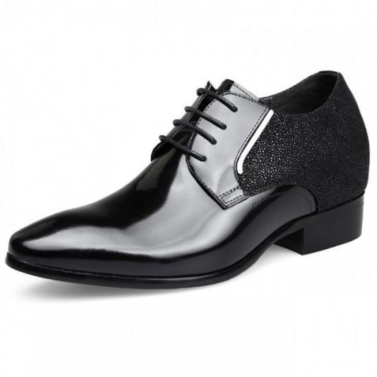 Vogue 2.6Inches/6.5CM Sharp Toe Groom Wedding Elevator Shoes