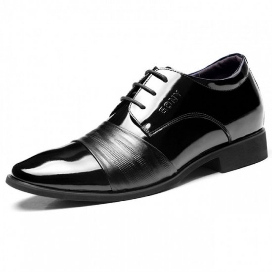 Elegant 2.56Inches/6.5CM Cap Toe Elevator Wedding Shoes