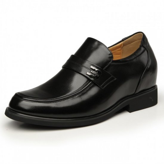 3.15Incheses/8CM Black Business Elevator Dress Shoes