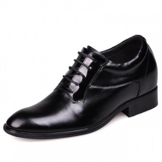 2.75Inches/7CM Black Europe Elevator Height Increase Shoes
