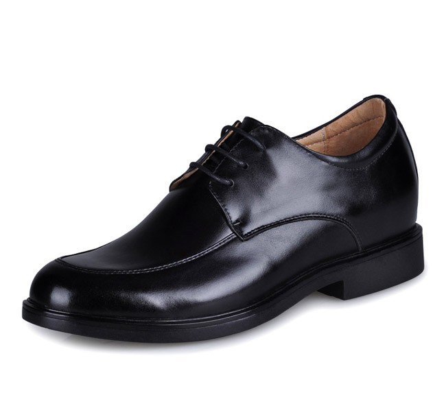 Men 2.36Inches/6CM Taller Black Increasing Dress Shoes