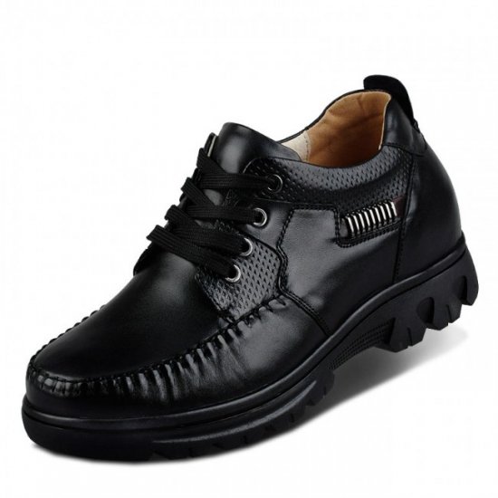 Men Casual 3.15Inches/8CM England Elevator Increasing Height Leisure Shoes