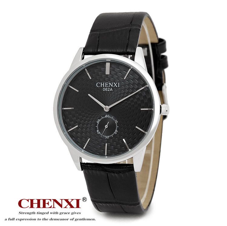 062A CHENXI Quartz Movement Genuine Leather Band Watch