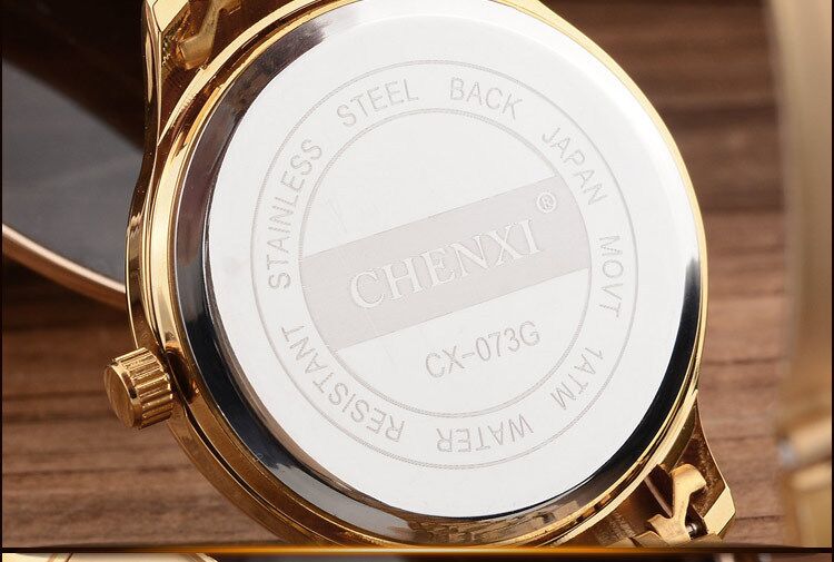073A CHENXI Stainless Steel Band Quartz Movement Watch