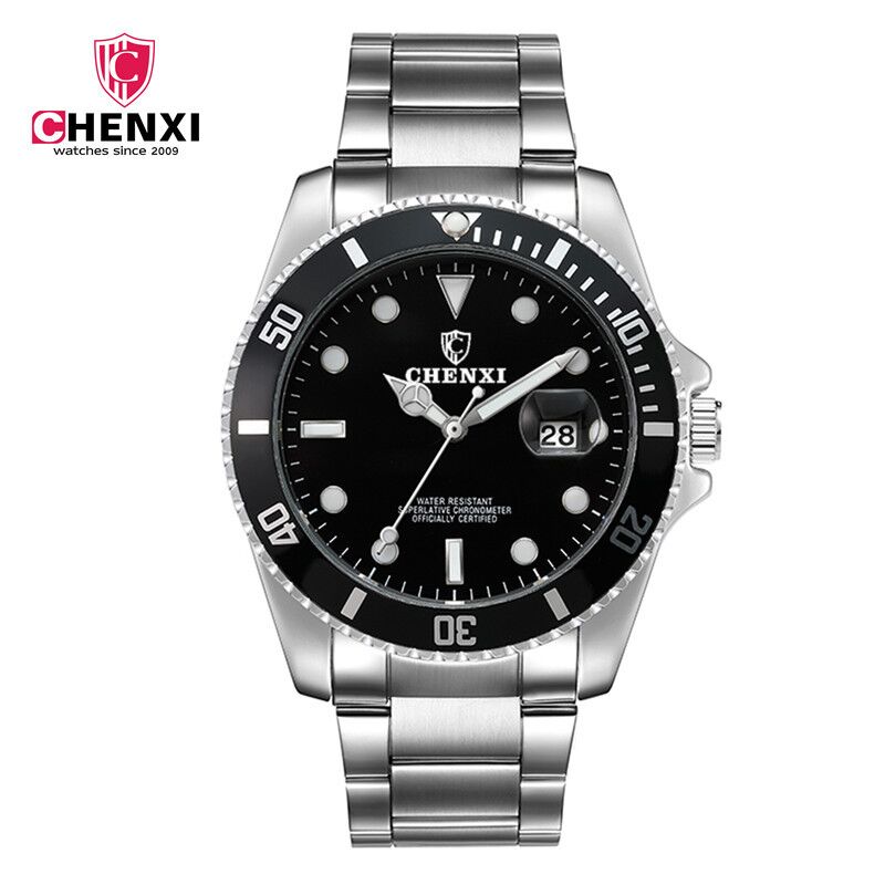 085A CHENXI Stainless Steel Band Band Sport Date Watch