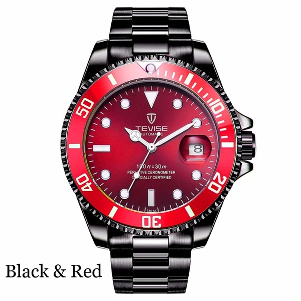 TEVISE New Men\'s Fashion Automatic Mechanical Watch Elegant Watch Business Luxury Watch Casual Watch Uhren Men\'s Gift
