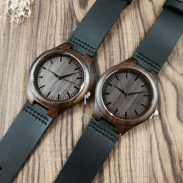 THE DAY I MET YOU - FOR BOYFRIEND ENGRAVED WOODEN WATCH [19060550]