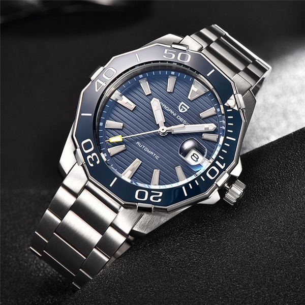 PAGANI DESIGN Men Luxury Date Luminous Auto Mechanical Wrist Watch Waterproof