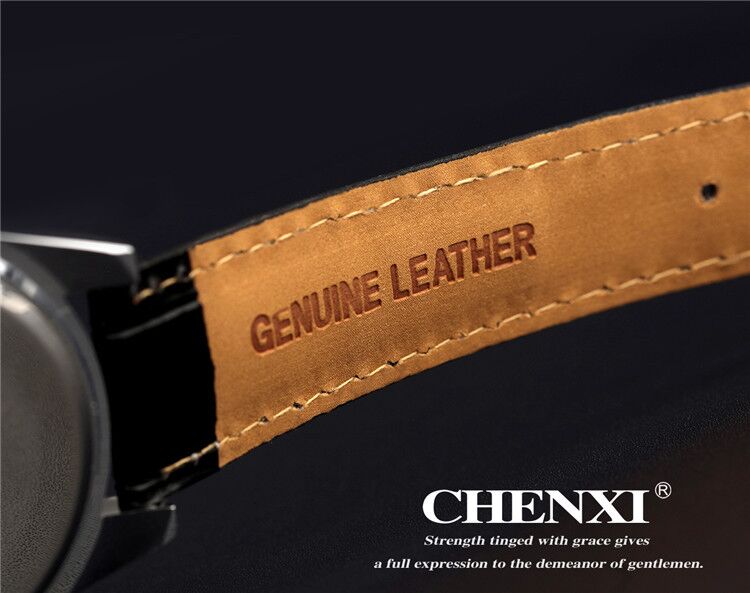 702006B CHENXI Quartz Movement Leather Band Watch