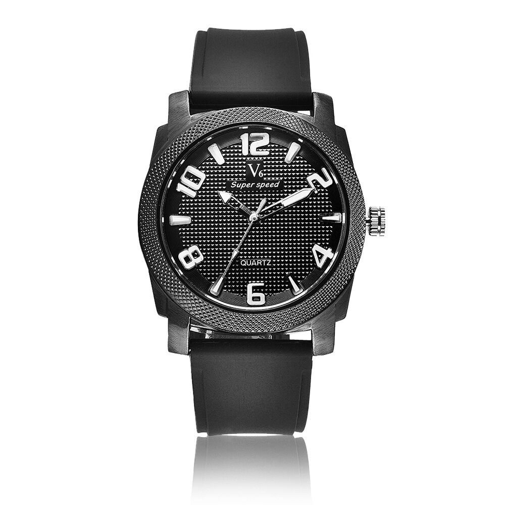 702V275B V6 Quartz Movement Leather Band Casual Watch