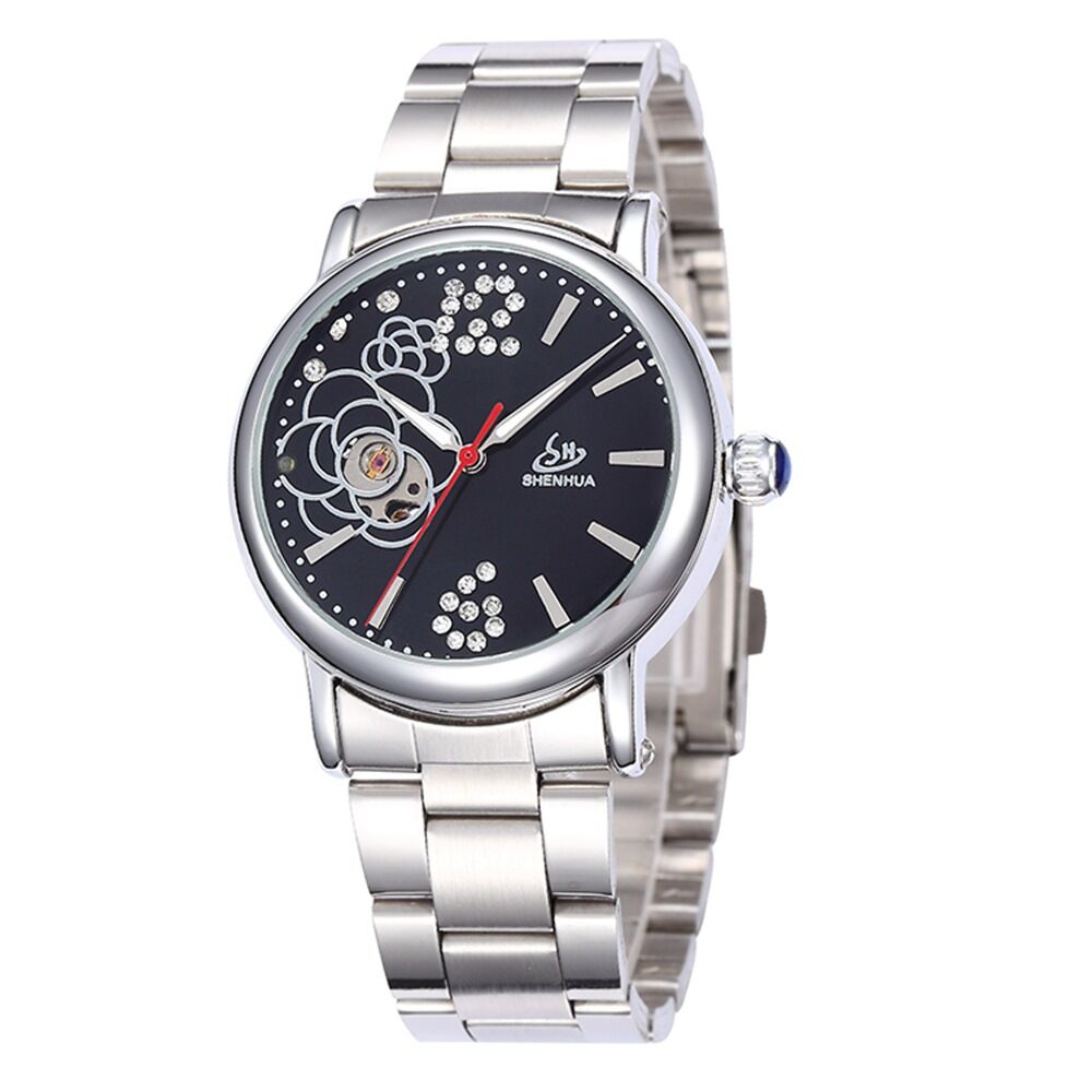 7032018A SH Automatic Movement Skeleton Dial Casual Watch